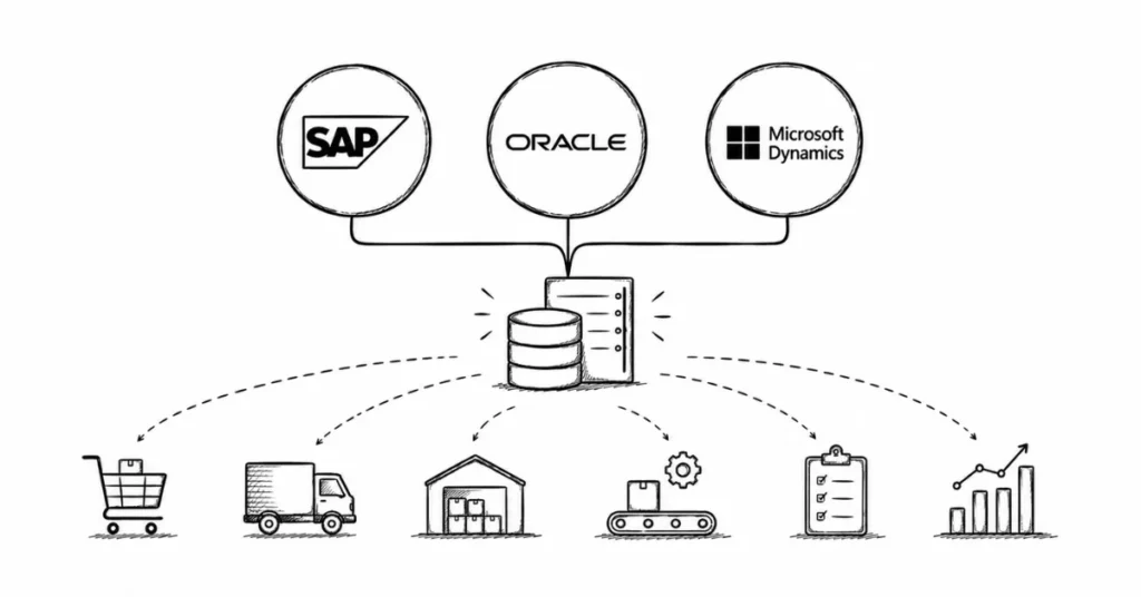 ERP systems for supply chain