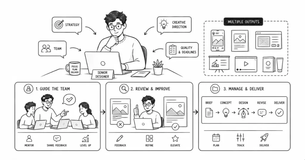 senior graphic designer responsibilities