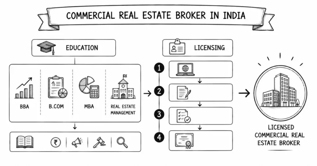 commercial real estate licensing India | flm | frontlines edutech