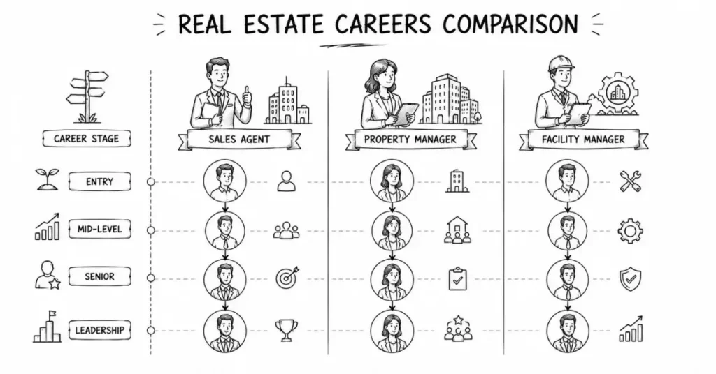 real estate pay comparison | flm | frontlines edutech