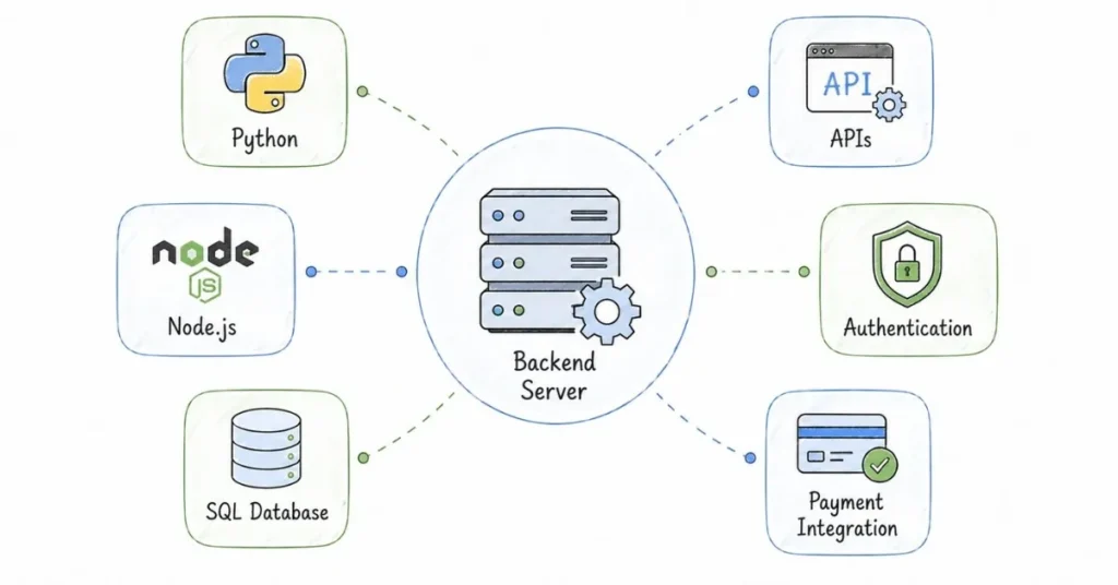 Backend developer technology stack for e-commerce platforms | FLM | FrontlinesEduTech