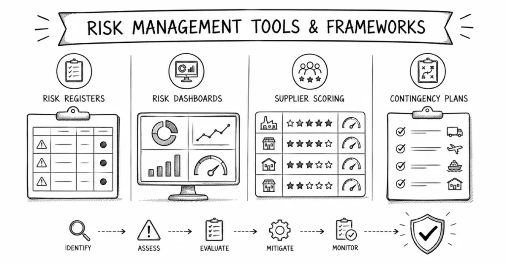 supply chain risk tools | flm | frontlines edutech