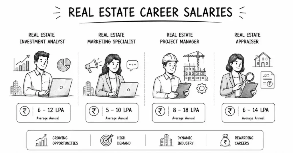 other real estate career salaries