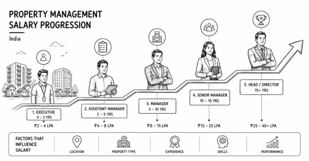 property management salary India
