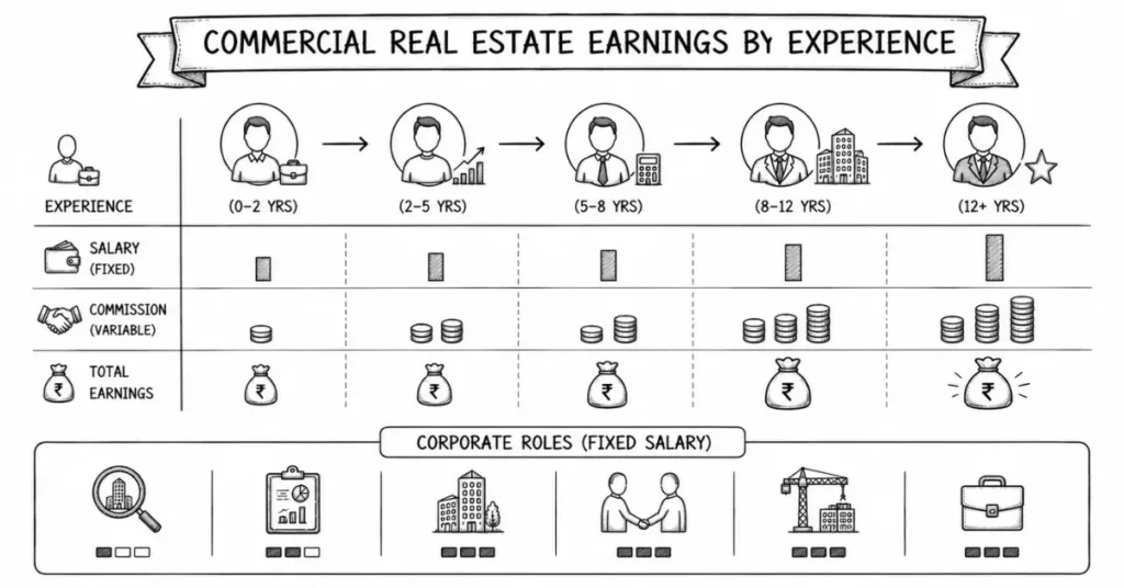 commercial real estate earnings India