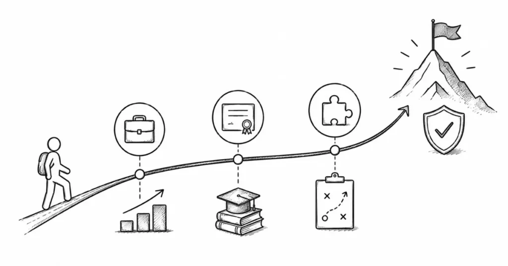 supply chain risk career roadmap | flm | frontlines edutech