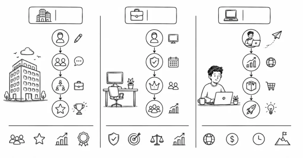 agency vs in-house vs freelance design