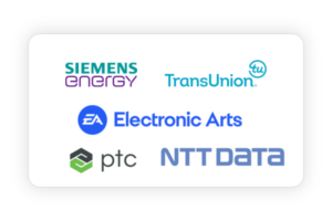 Siemens energy, Transuion, Ptc, NTT Data & Electronic arts