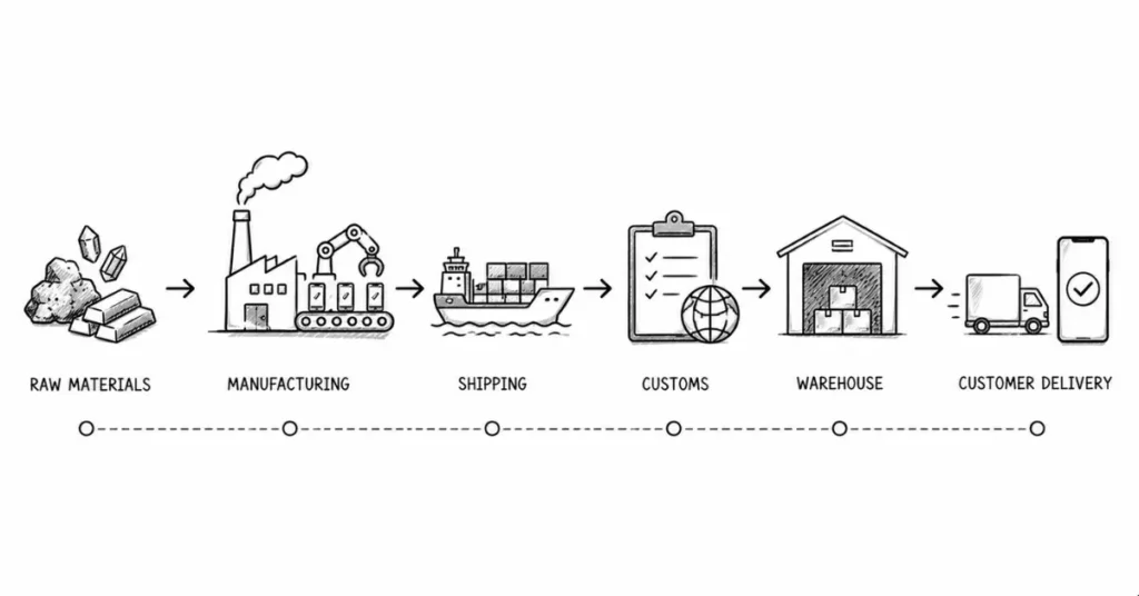 supply chain product journey | FLM | Frontlines Edu Tech
