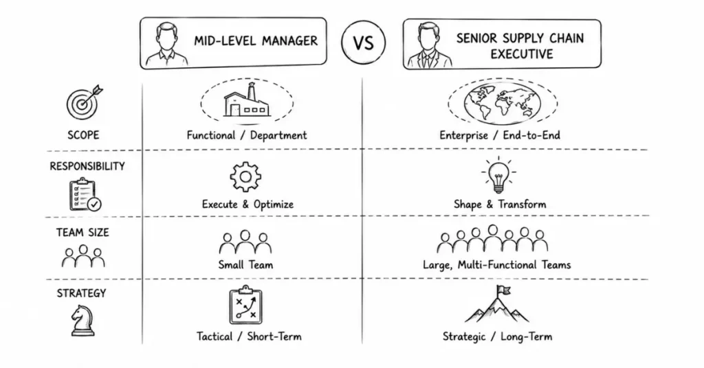 supply chain executive roles