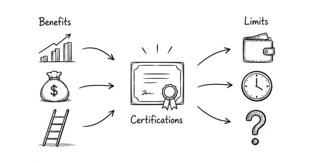 supply chain certification pros and cons