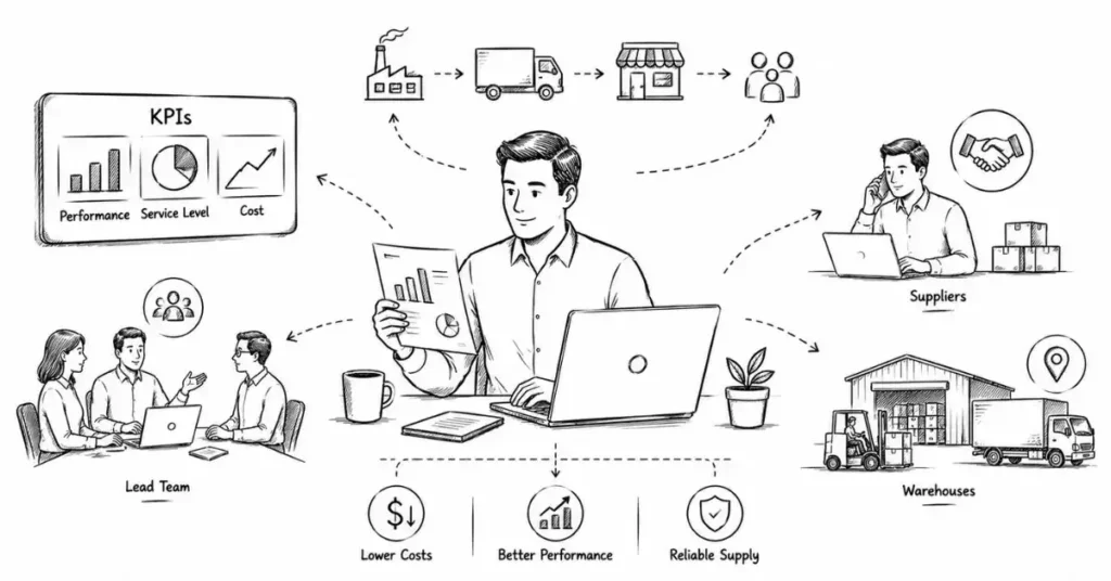 supply chain manager role