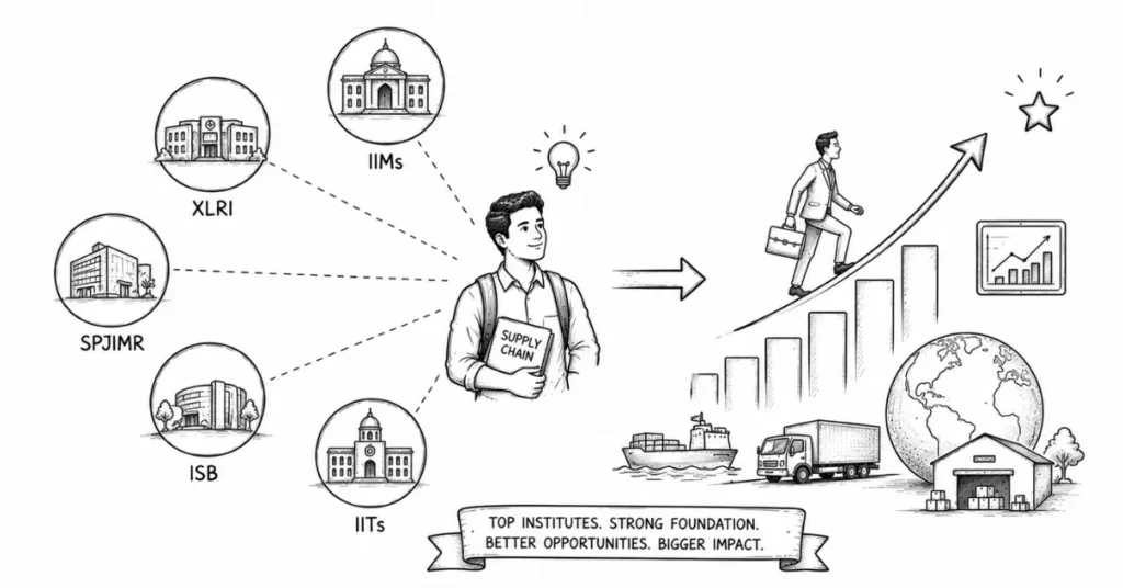 top supply chain colleges in India | flm | frontlines edutech
