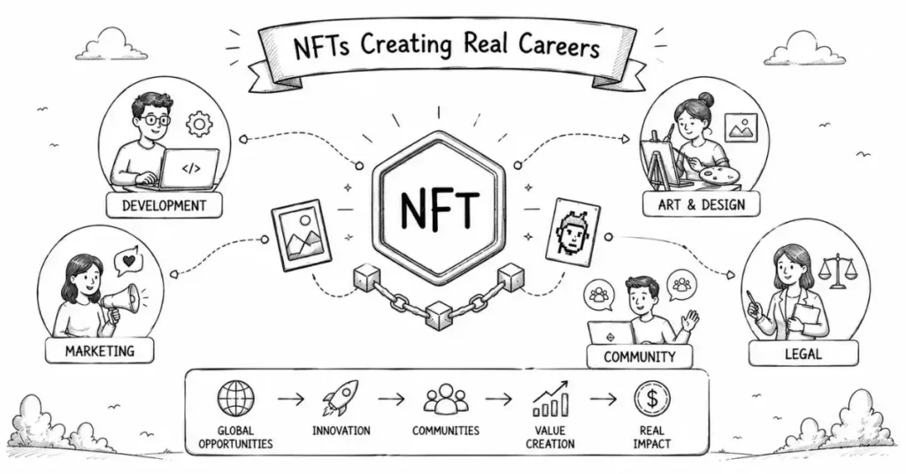 NFT career ecosystem | flm | frontlines edutech