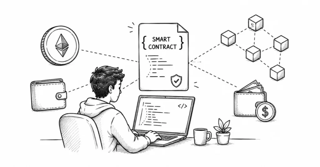 smart contract developer money | flm | frontlines edutech