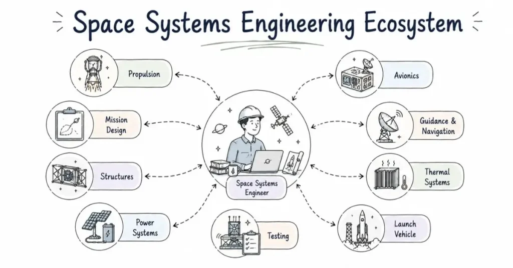 Space Systems Engineer Career roadmap. | FLM | FrontlinesEduTech