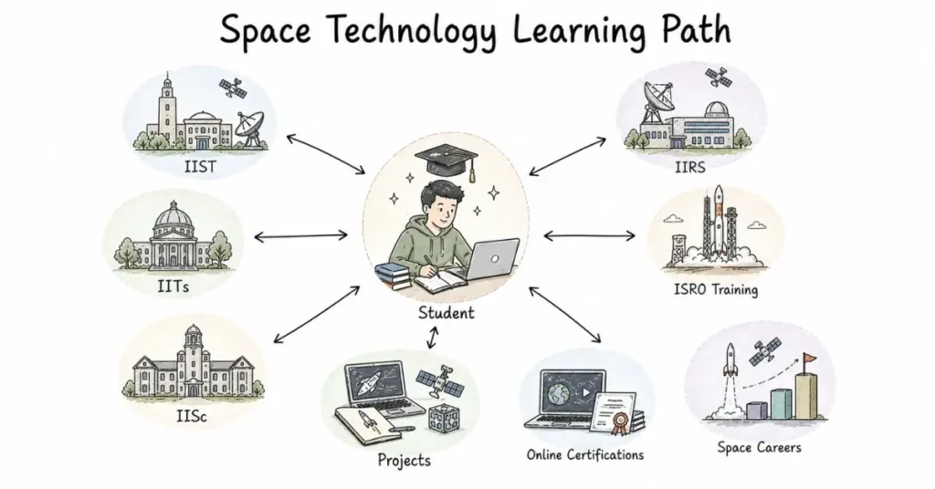 Space Technology Courses learning path. | FLM | FrontlinesEduTech