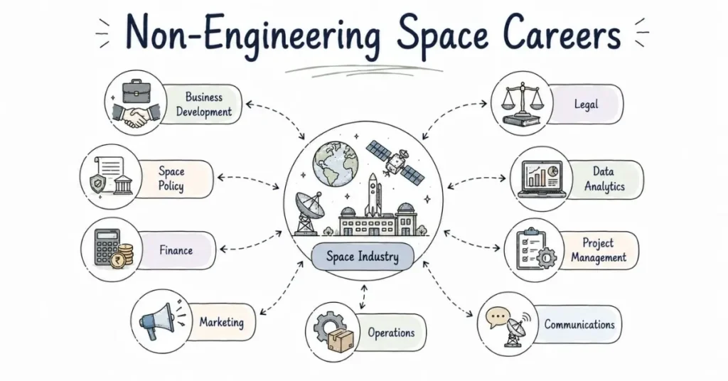 Non-Engineering Space Careers overview. | FLM | FrontlinesEduTech