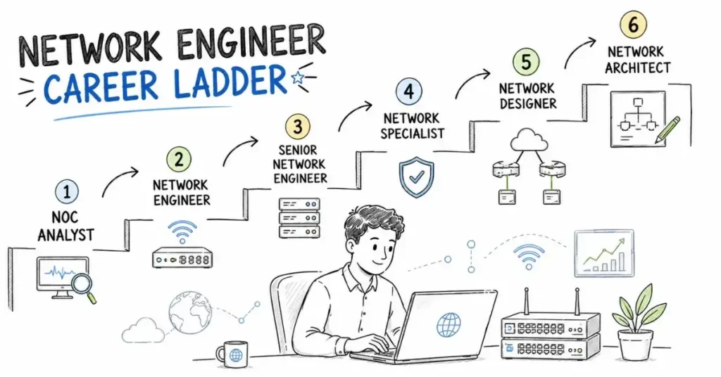 network engineer career path India | flm | frontlines edutech