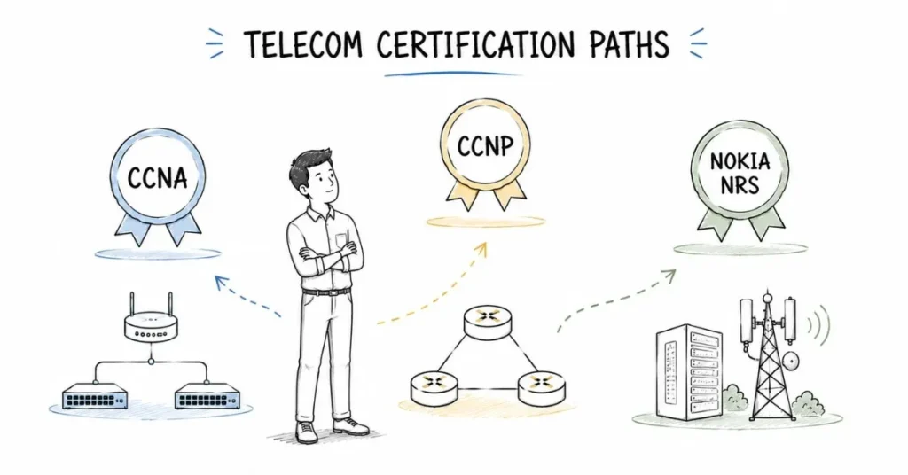 CCNA vs CCNP vs Nokia NRS India | flm | frontlines edutech