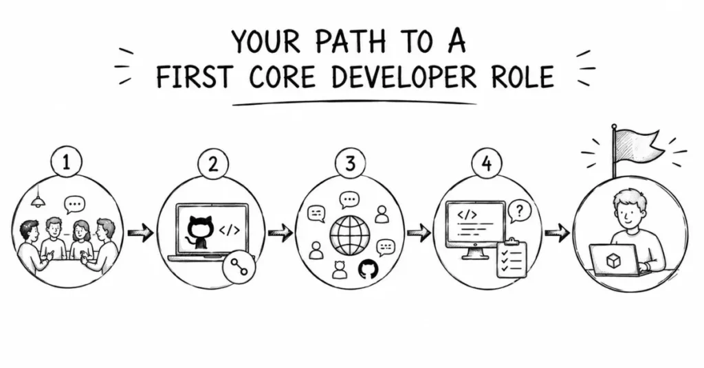 get first blockchain developer job | flm | frontlines edutech