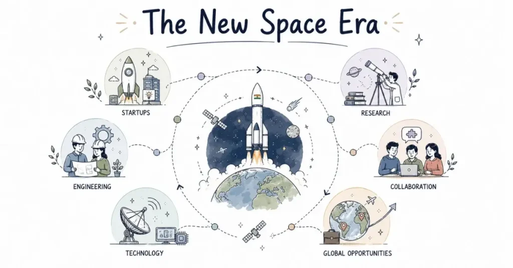Space innovation ecosystem. | FLM | FrontlinesEduTech