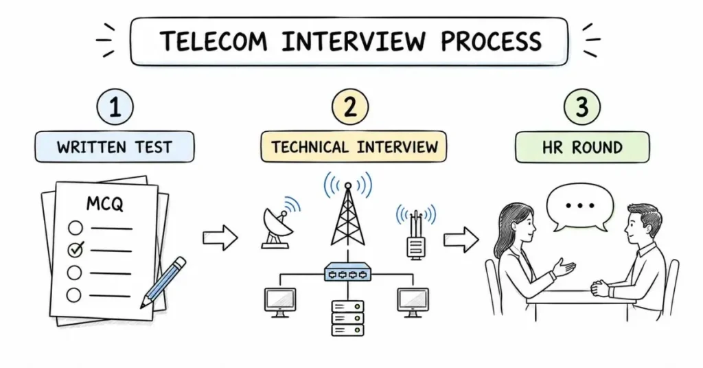 telecom interview process | flm | frontlines edutech