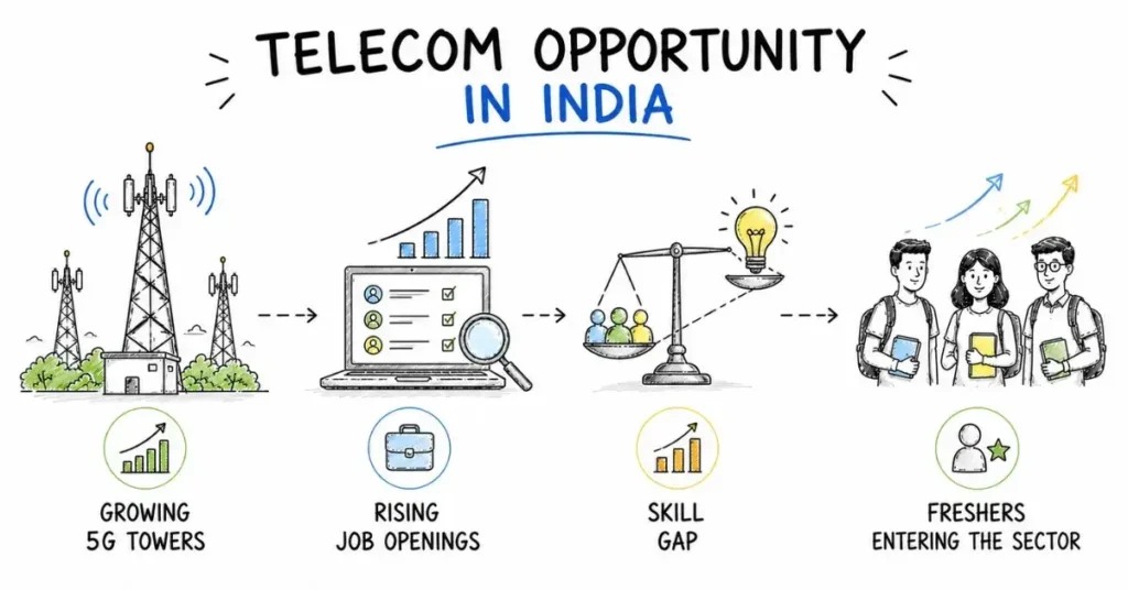 telecom job market India | flm | frontlines edutech