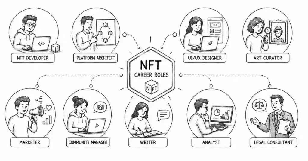 NFT career roles | flm | frontlines edutech