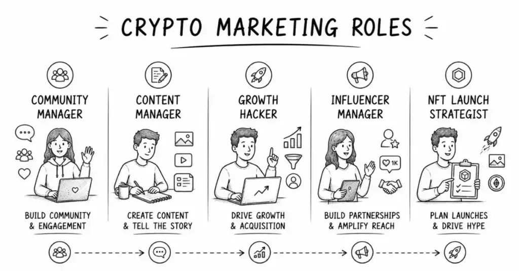 crypto marketing roles | flm | frontlines edutech