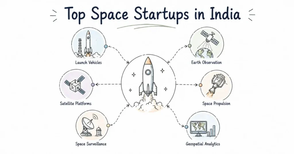 India's Private Space Startups landscape. | FLM | FrontlinesEduTech
