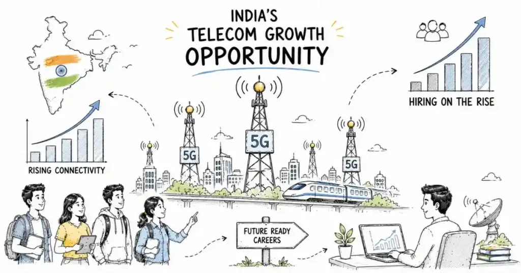 telecom career growth India | flm | frontlines edutech