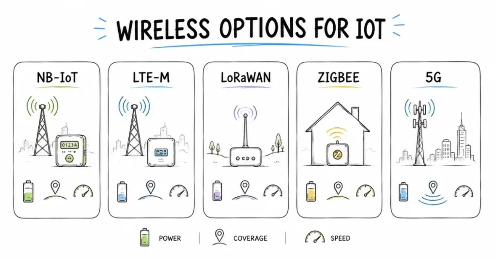 IoT connectivity types