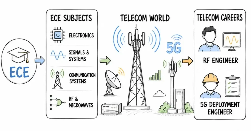 ECE for telecom jobs