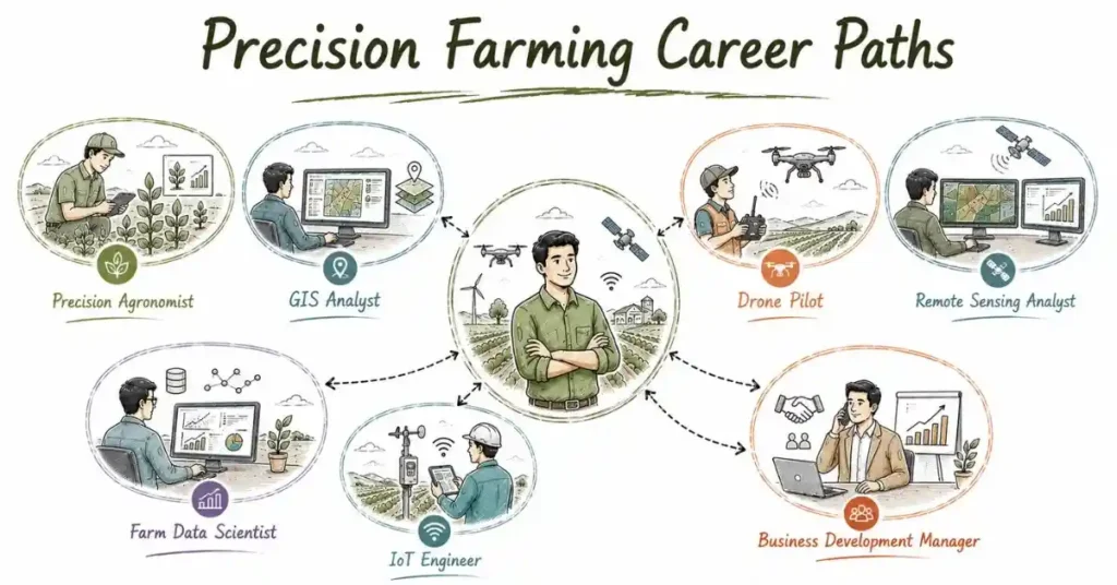 Career paths in precision farming for agriculture graduates. | FLM | FrontlinesEduTech |