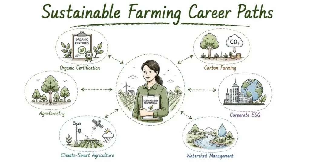 Career paths in organic farming, ESG, and carbon farming. | FLM | FrontlinesEduTech |