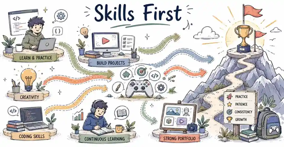 Game Developer Career learning path. | FLM | FrontlinesEduTech
