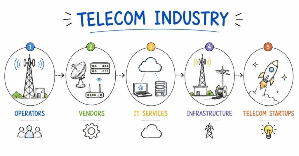 telecom industry layers