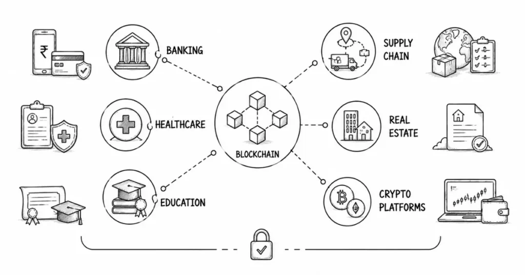 blockchain use cases India | flm | frontlines edutech