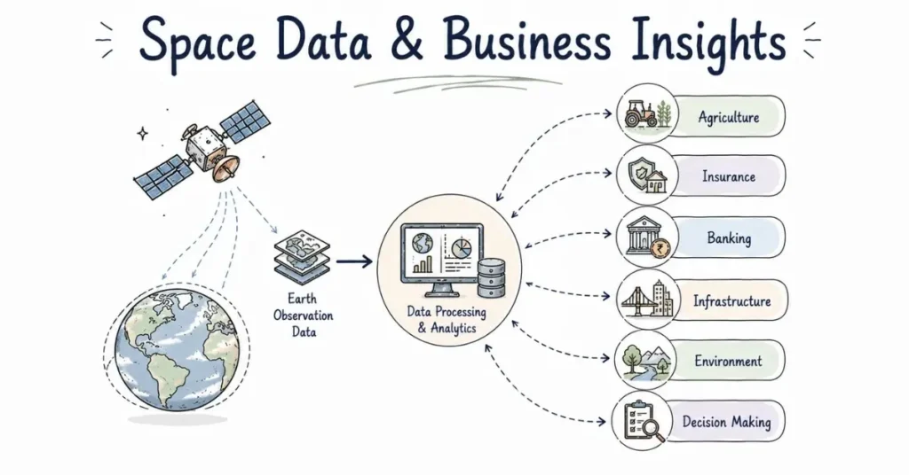 Space data analytics applications. | FLM | FrontlinesEduTech