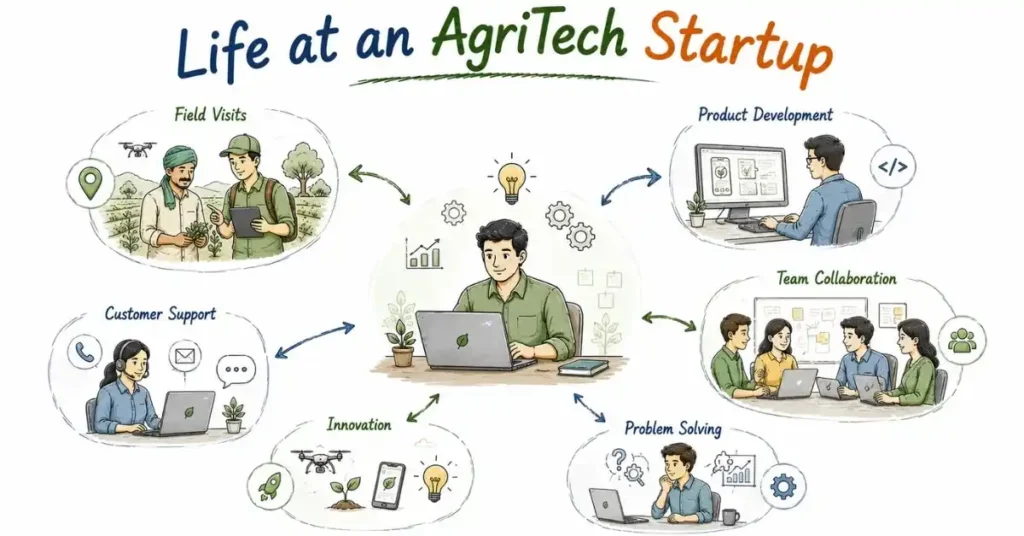 AgriTech Startups in India offering innovation, collaboration, and field-based careers. | FLM | FrontlinesEduTech |