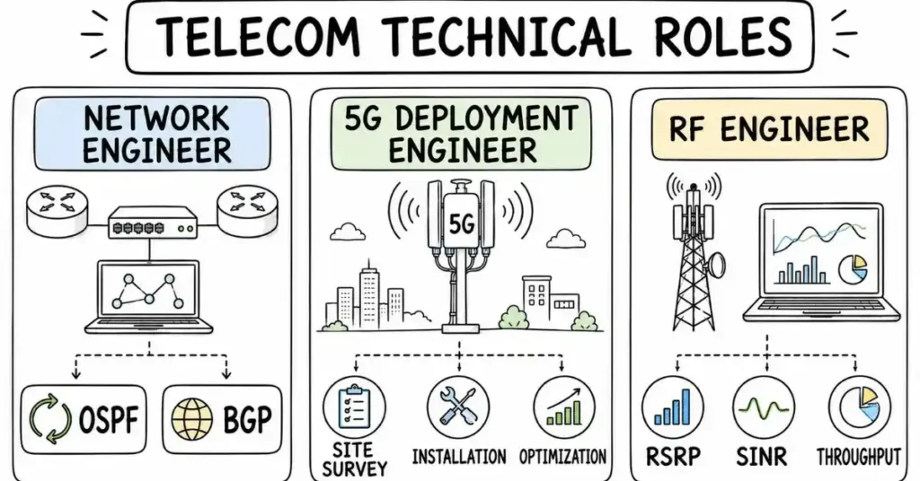 telecom technical interview roles