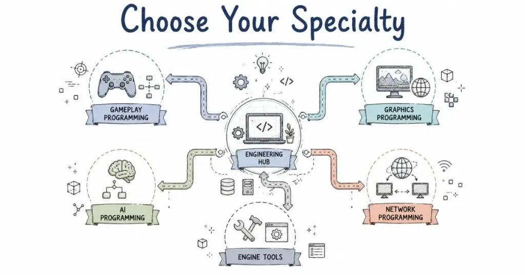Game Programmer specializations. | FLM | FrontlinesEduTech