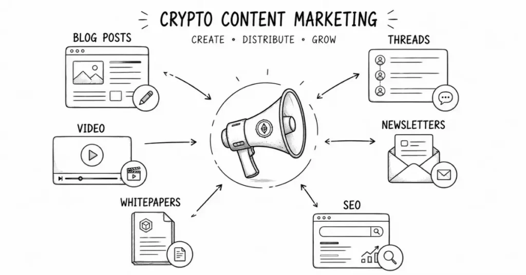 crypto content marketing | flm | frontlines edutech