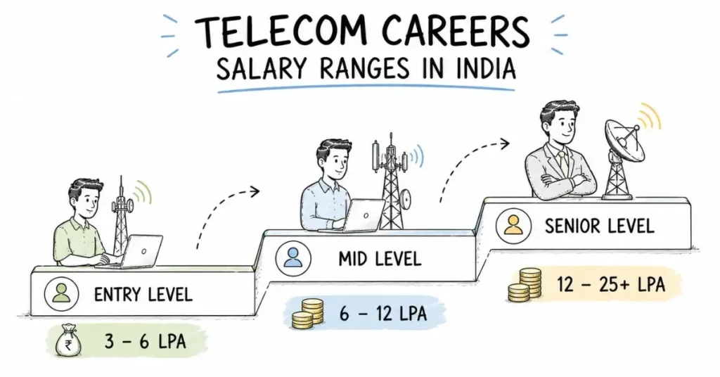 telecom salary guide India | flm | frontlines edutech