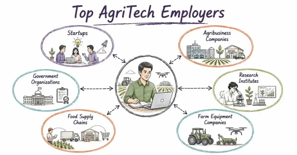 Leading employers in India's AgriTech sector. | FLM | FrontlinesEduTech |