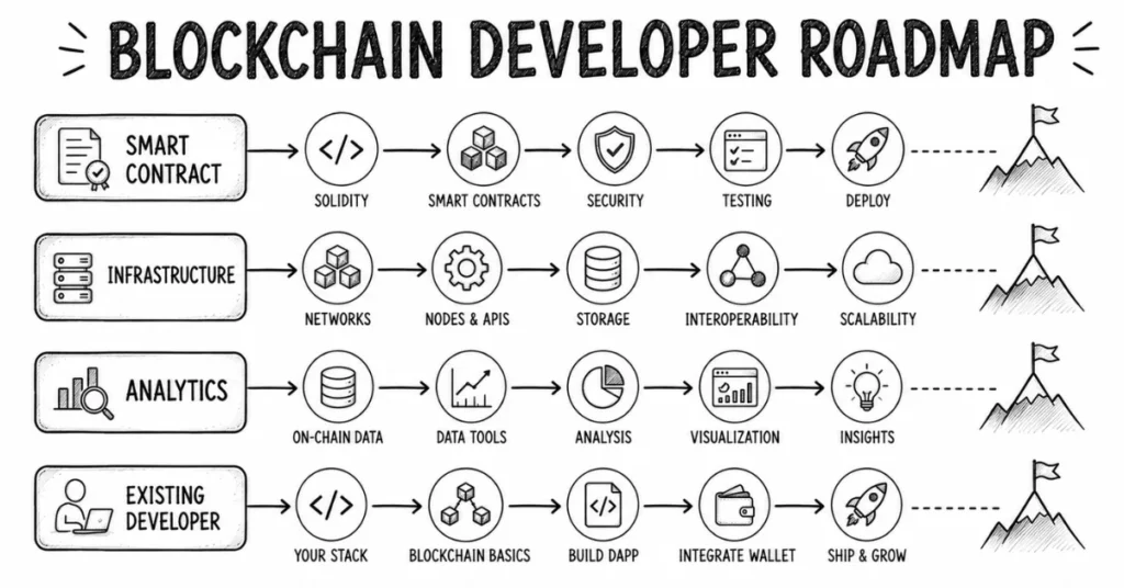 blockchain language learning roadmap