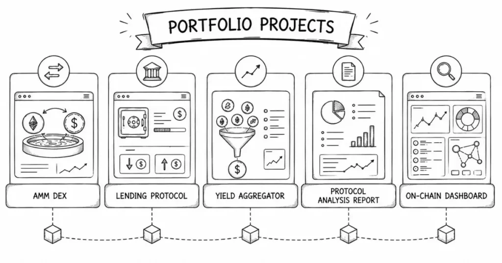 DeFi portfolio projects