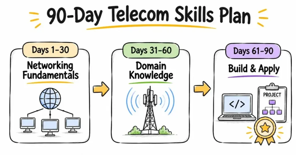90 day telecom skill plan | flm | frontlines edutech