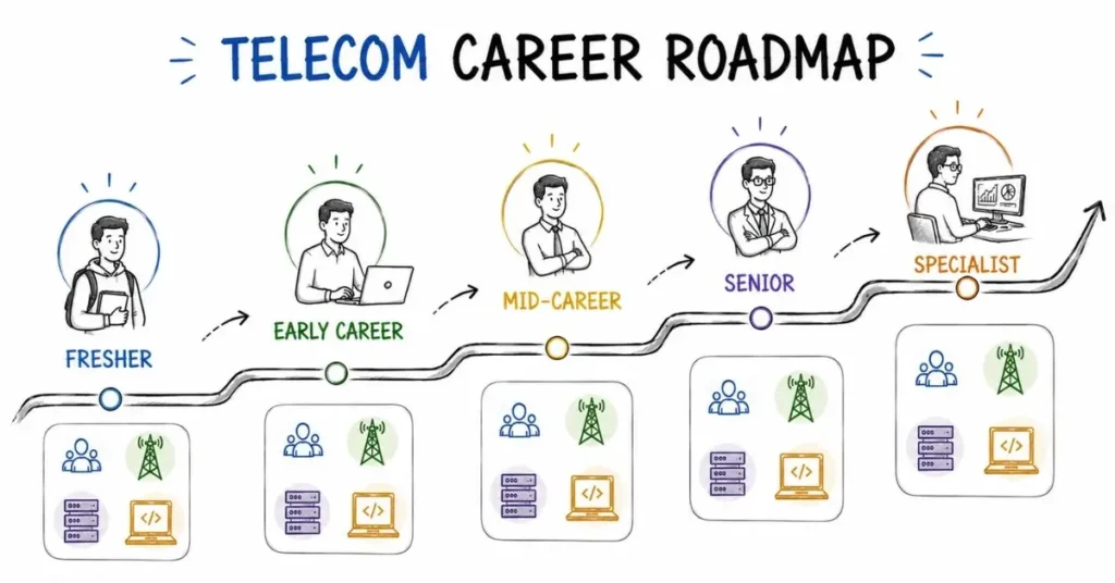 telecom career stage roadmap